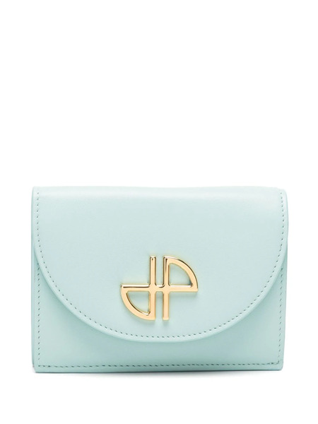  Patou Jp Leather Wallet - Blue 