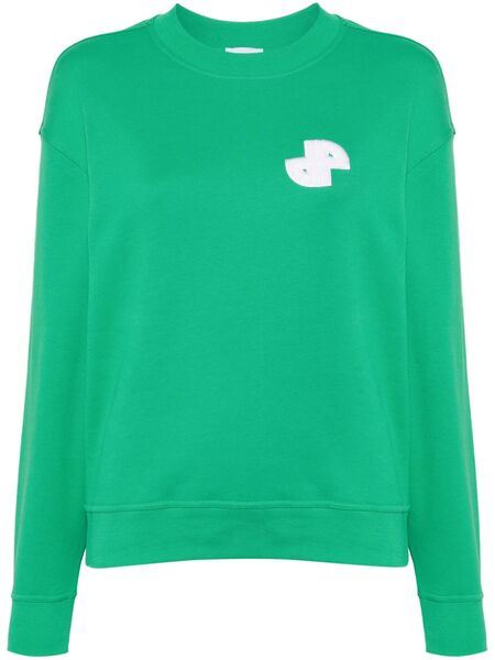  Patou Jp-patch Sweatshirt - Green 