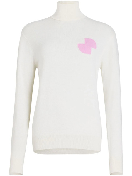 Patou Jp Roll-neck Sweater - White 