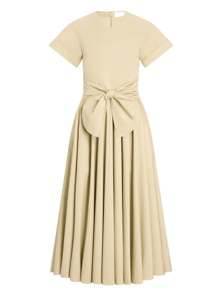  Patou Knot Midi Dress - Neutrals 