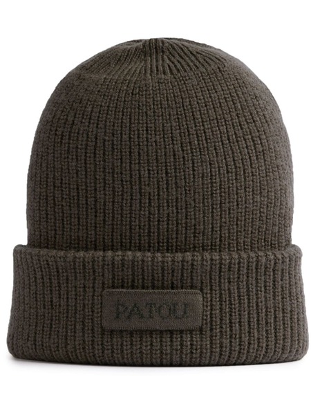  Patou Logo-embroidered Beanie - Green 