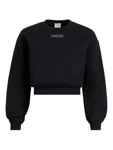  Patou Logo-lpatch Sweatshirt - Black 
