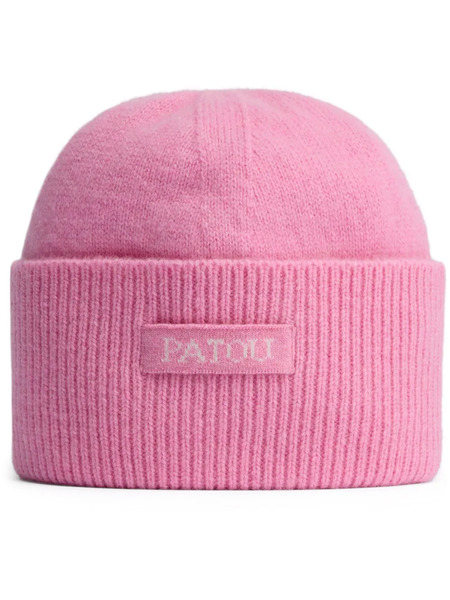  Patou Logo-patch Beanie - Pink 