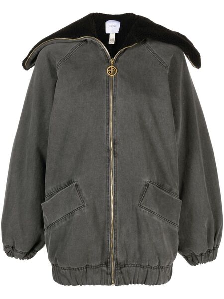  Patou Oversized Denim Jacket - Grey 