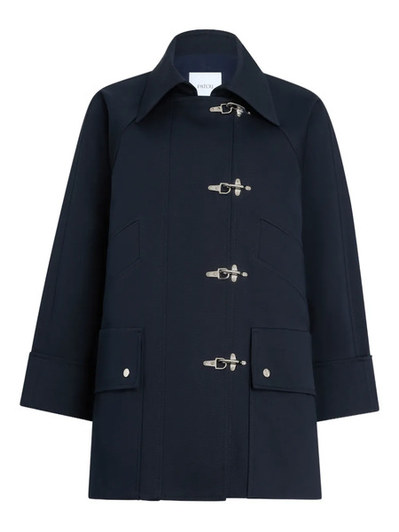  Patou Oversized Toggle Parka - Blue 