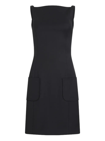  Patou Pockets Black Mini Dress 