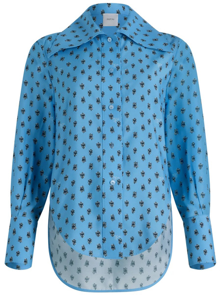  Patou Printed Shirt - Blue 