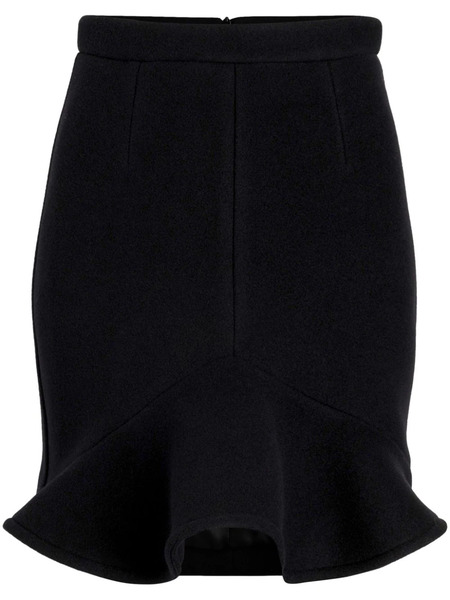  Patou Ruffle Mini Skirt - Black 