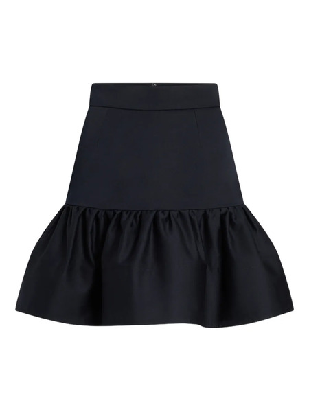  Patou Ruffled Mini Skirt - Black 