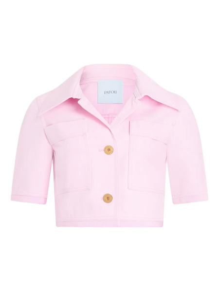 Patou Short-sleeves Buttoned Jacket - Pink 