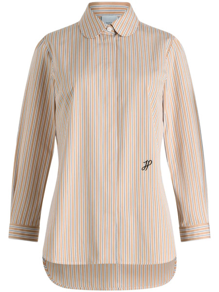  Patou Striped Poplin Shirt - Neutrals 