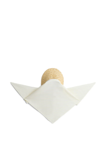  Patou Striped Scarf Cap - Neutrals 