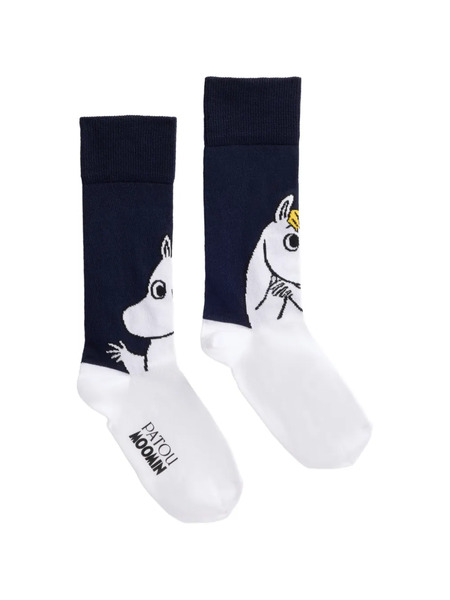 Patou X Moomin Graphic Socks - Blue 
