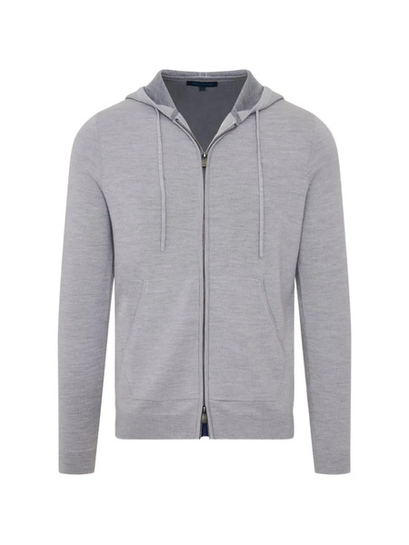  Patrick Assaraf Full-zip Hoodie - Grey 
