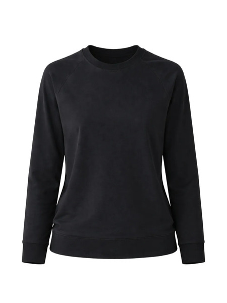  Patrick Assaraf Raglan Long-sleeved Sweatshirt - Black 