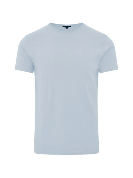  Patrick Assaraf Short-sleeve Crew T-shirt - Blue 