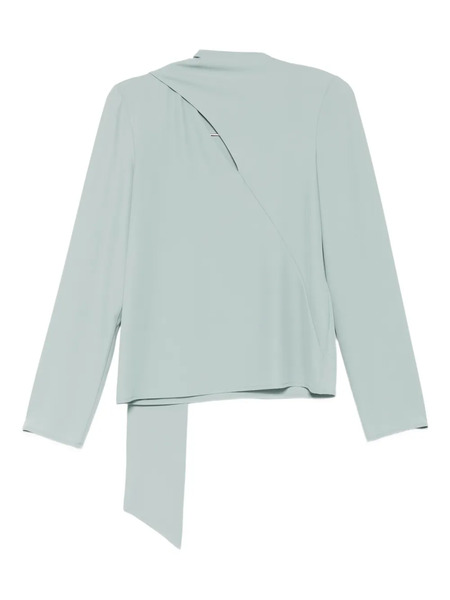  Patrizia Pepe Asymmetric Blouse - Green 