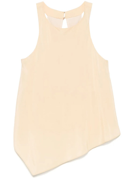  Patrizia Pepe Asymmetric Blouse - Neutrals 