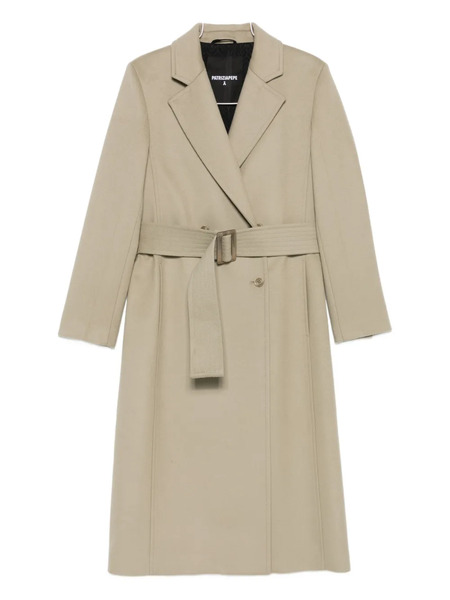  Patrizia Pepe Belted Double-breasted Coat - Neutrals 