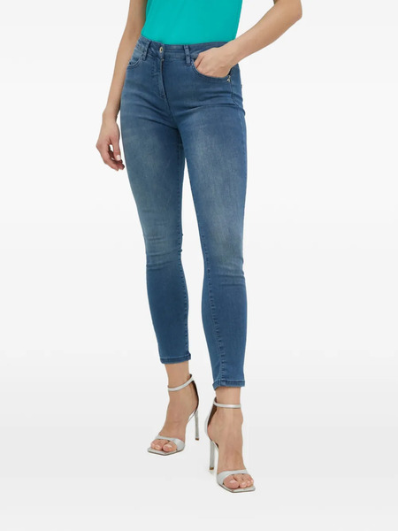 Patrizia Pepe Buttoned Slim Jeans - Blue 