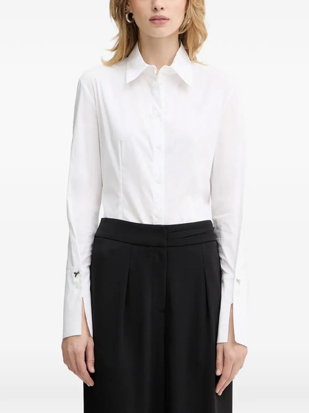  Patrizia Pepe Buttoned White Shirt 