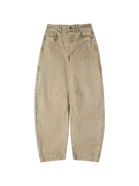  Patrizia Pepe Canvas Cargo Jeans - Neutrals 