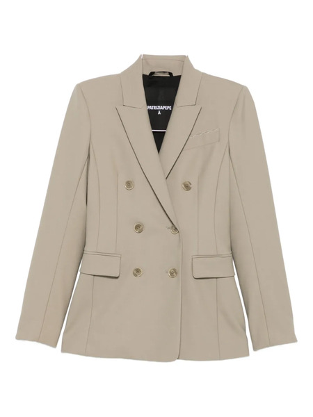  Patrizia Pepe Double-breasted Blazer - Neutrals 