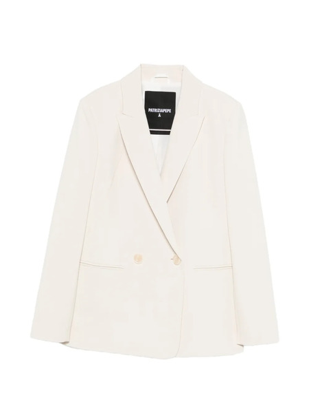  Patrizia Pepe Double-breasted Blazer - Neutrals 