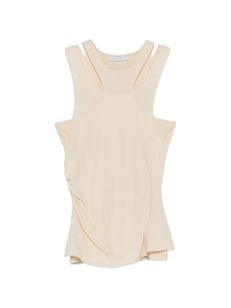  Patrizia Pepe Double-layer Tank Top - Neutrals 