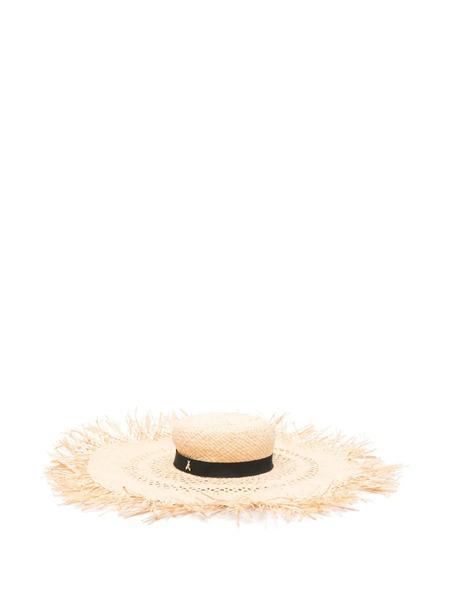  Patrizia Pepe Frayed Sun Hat - Neutrals 
