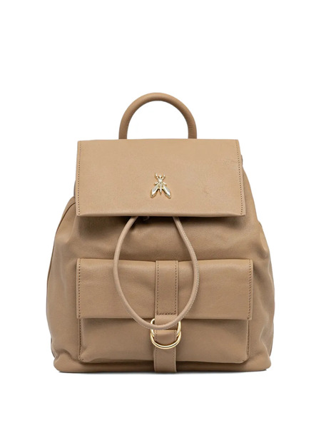  Patrizia Pepe Leather Backpack - Neutrals 