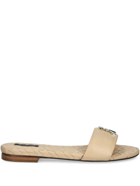  Patrizia Pepe Leather Sandals - Neutrals 