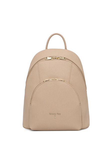  Patrizia Pepe Logo-lettering Backpack - Neutrals 