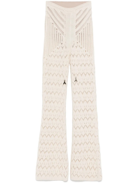  Patrizia Pepe Openwork Trousers - Neutrals 
