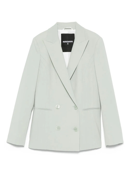  Patrizia Pepe Peak-lapel Double-breasted Jacket - Grey 