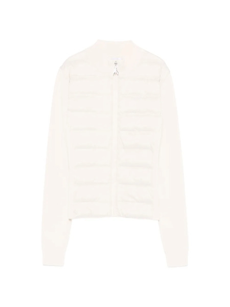  Patrizia Pepe Quilted Zipped Puffer Jacket - Neutrals 