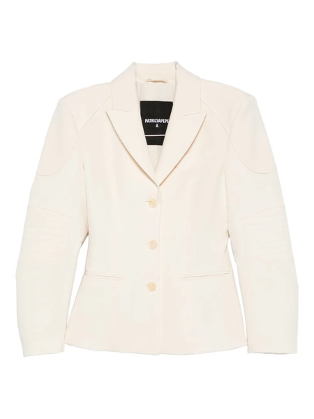  Patrizia Pepe Single-breasted Blazer - White 