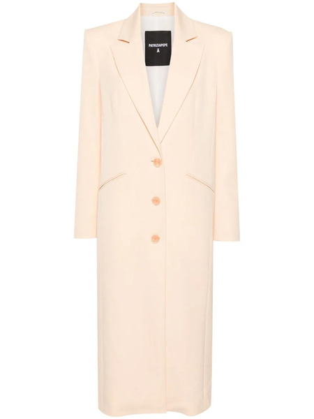  Patrizia Pepe Single-breasted Twill Coat - Neutrals 