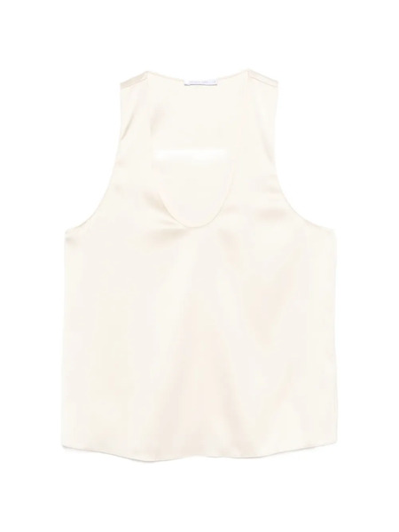  Patrizia Pepe Sleeveless Blouse - Neutrals 