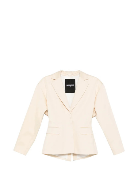  Patrizia Pepe Slim Belted Blazer - Neutrals 