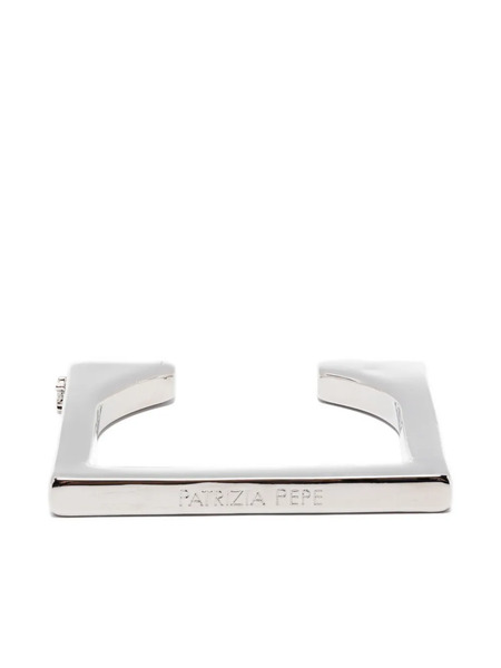  Patrizia Pepe Square-shape Bangle Bracelet - Silver 