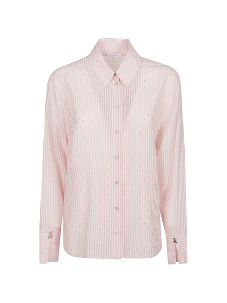  Patrizia Pepe Striped-pattern Shirt - Pink 