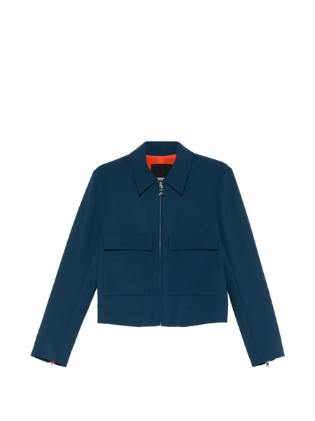  Patrizia Pepe Twill Cargo Jacket - Blue 