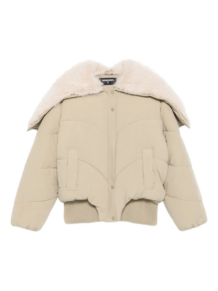  Patrizia Pepe Zip-up Bomber Jacket - Neutrals 