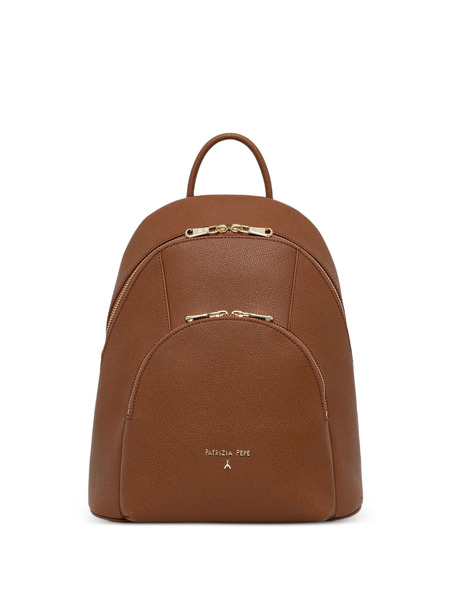  Patrizia Pepe Zipped Backpack - Brown 
