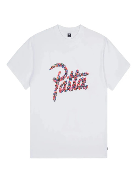  Patta Loog-print T-shirt - White 