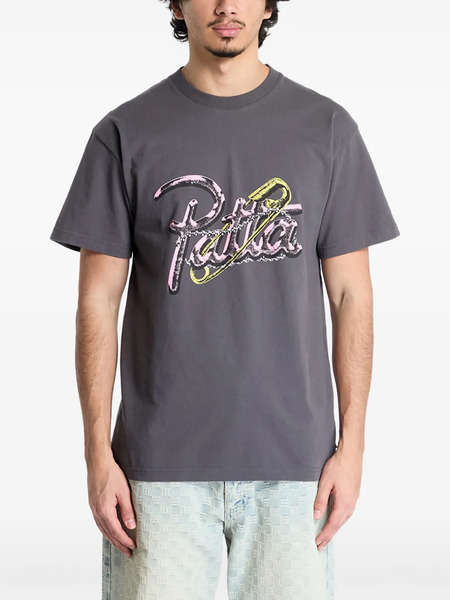  Patta Pinned Graphic-print T-shirt - Grey 