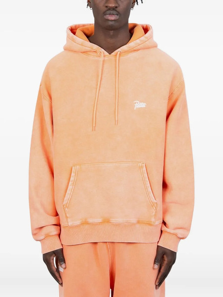  Patta Washed Zip-up Hoodie - Orange 