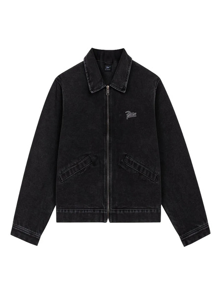  Patta Zip-fastening Logo-embroidered Jacket - Black 