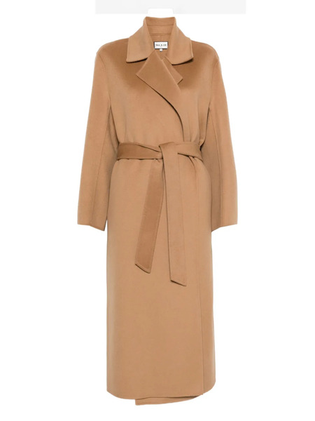  Paul & Joe Belted Coat - Brown 
